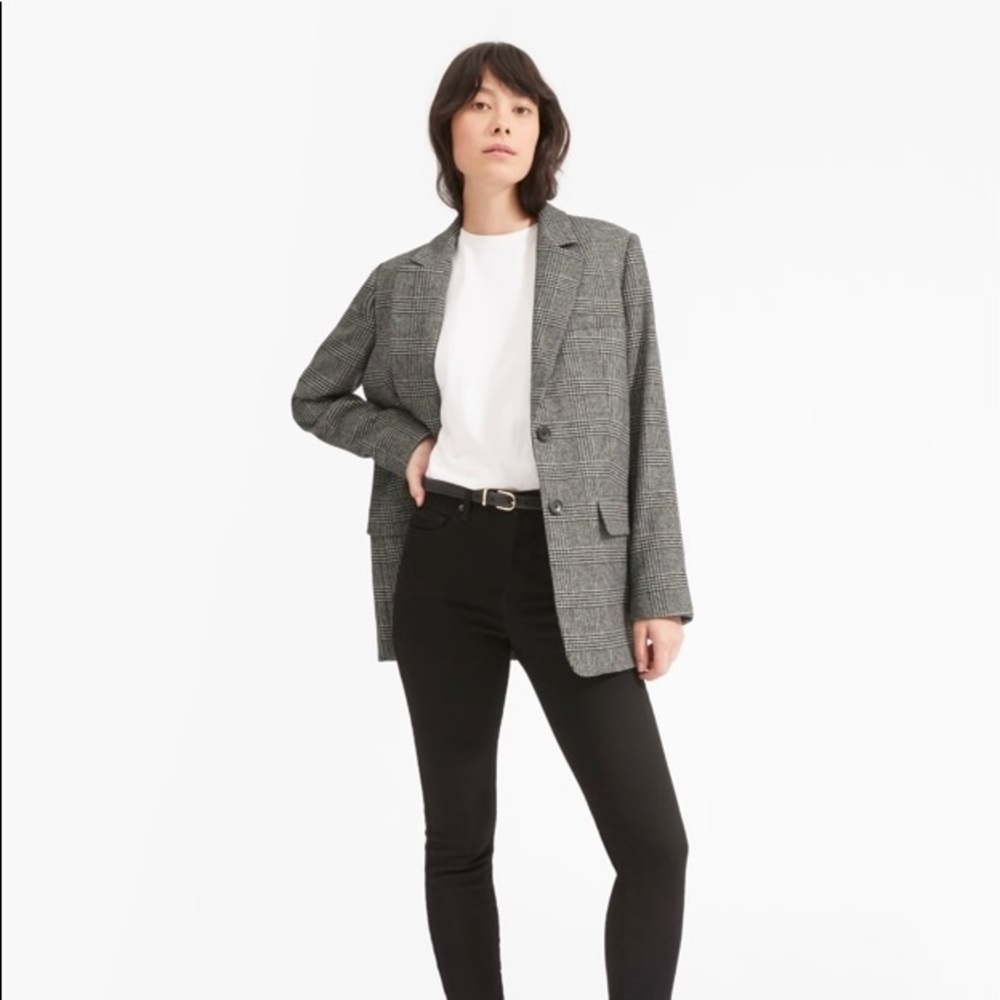 Everlane Women The Oversized Blazer Glen Plaid